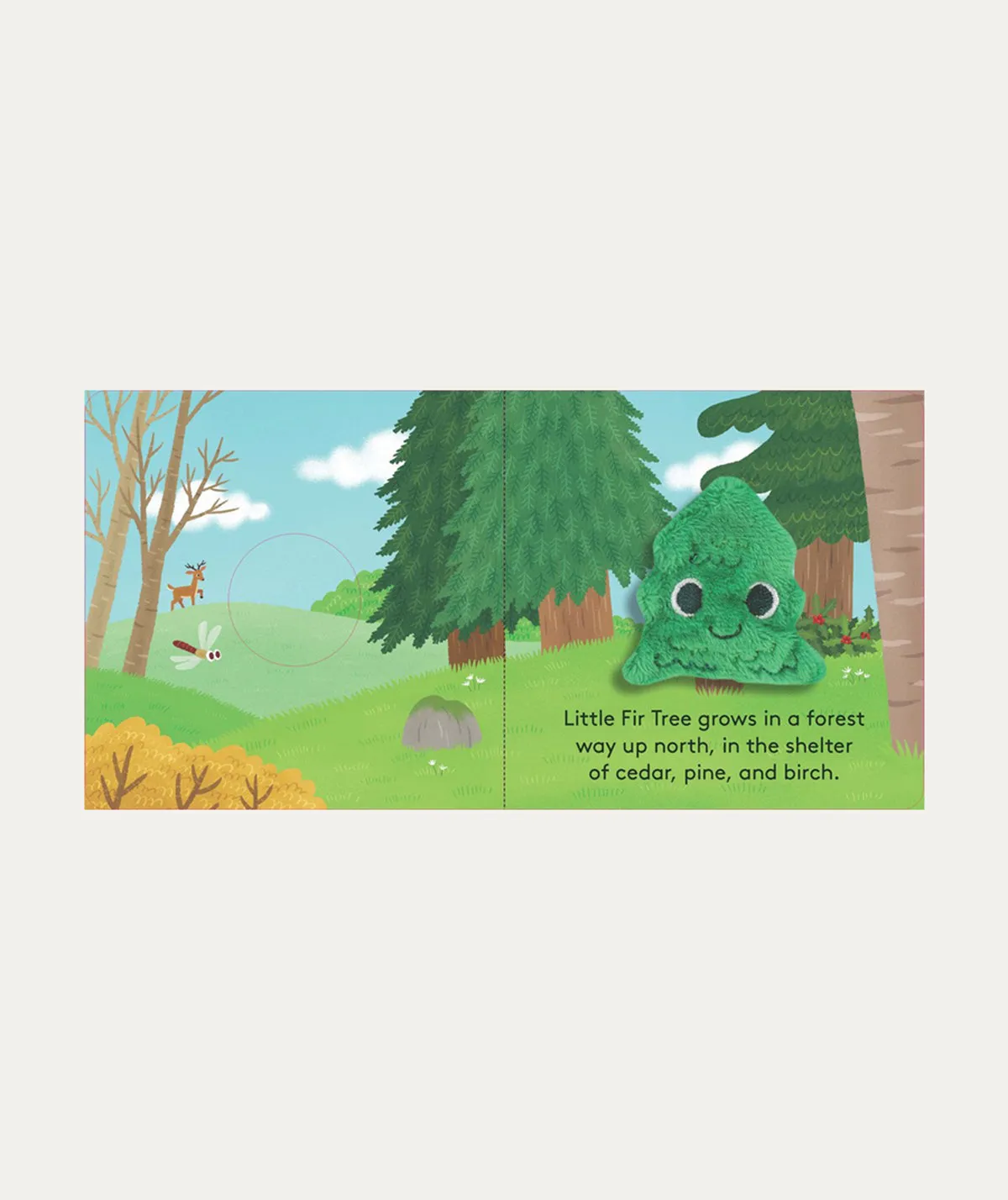 Abrams & Chronicle Books Little Fir Tree: Finger Puppet Book -  Multi