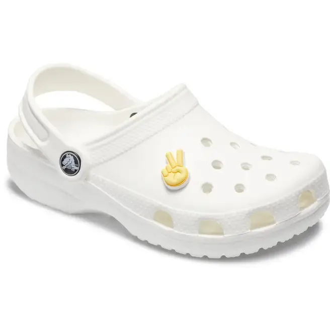 Crocs Jibbitz Peace Hand Sign