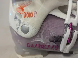 Dalbello GAIA2 youth Ski Boots Size 22.5 Color Pink Condition Used Girl