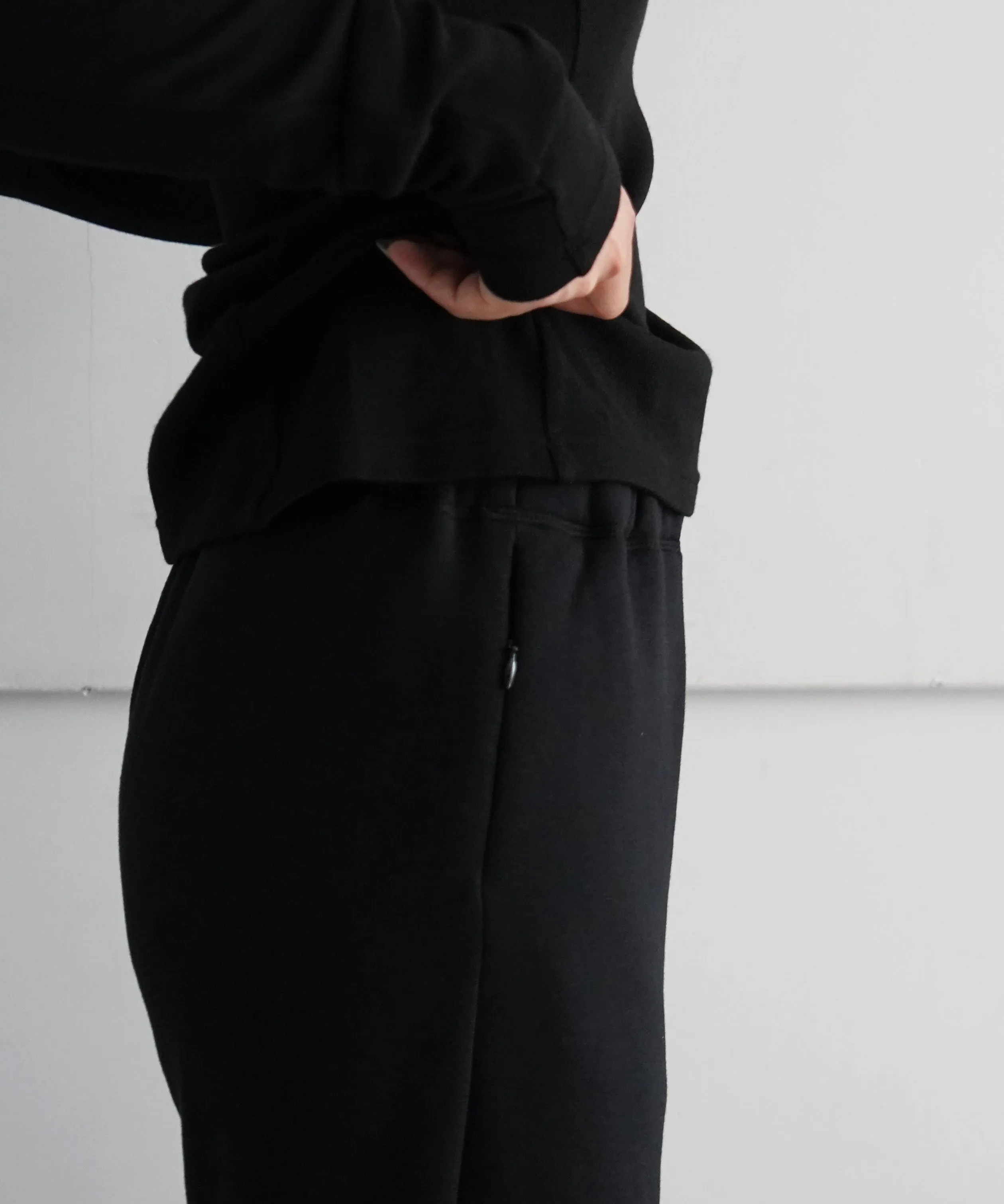 FAX COPY EXPRESS Ultra Soft Casual swatpants "BLACK"