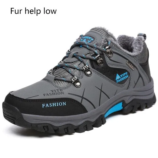 High quality ankle snow boots men 2020
