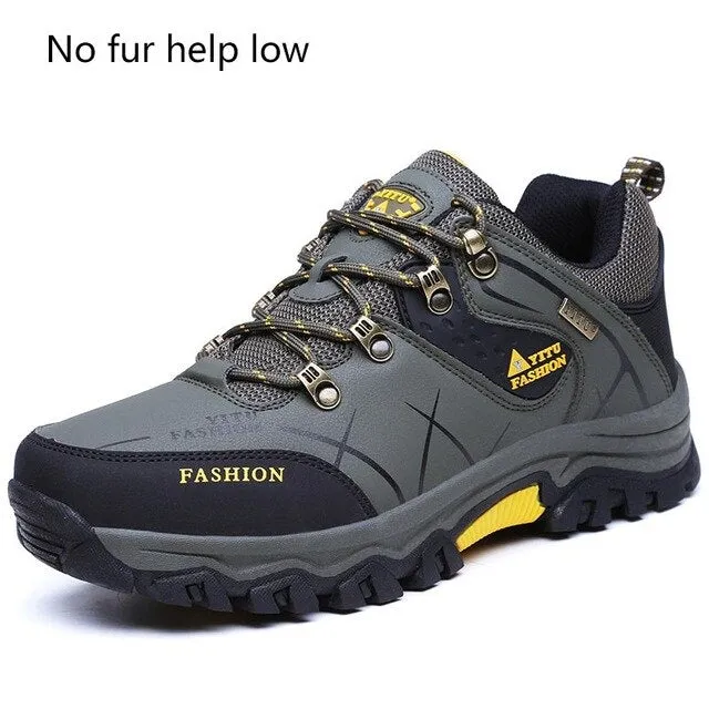 High quality ankle snow boots men 2020