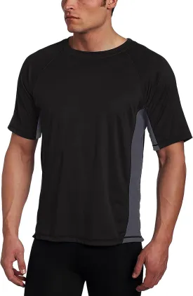 Kanu Surf Men's Short Sleeve UPF 50 Swim Shirt Rash Guard Sun Shirt (Regular & Extended Sizes)