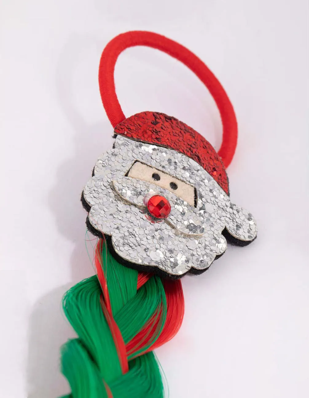Kids Festive Santa Braid Tie