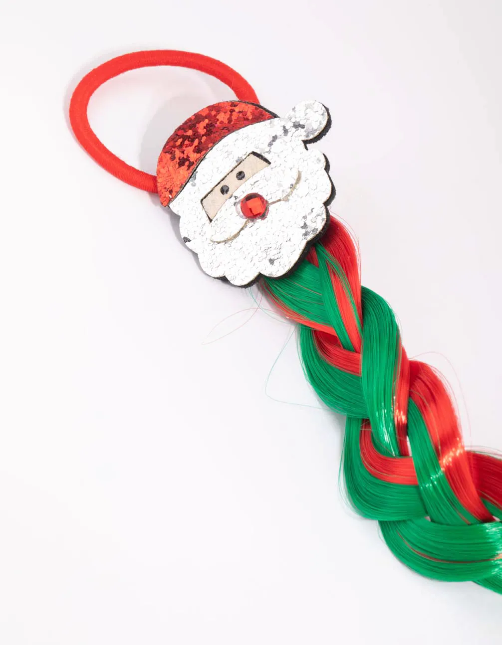 Kids Festive Santa Braid Tie