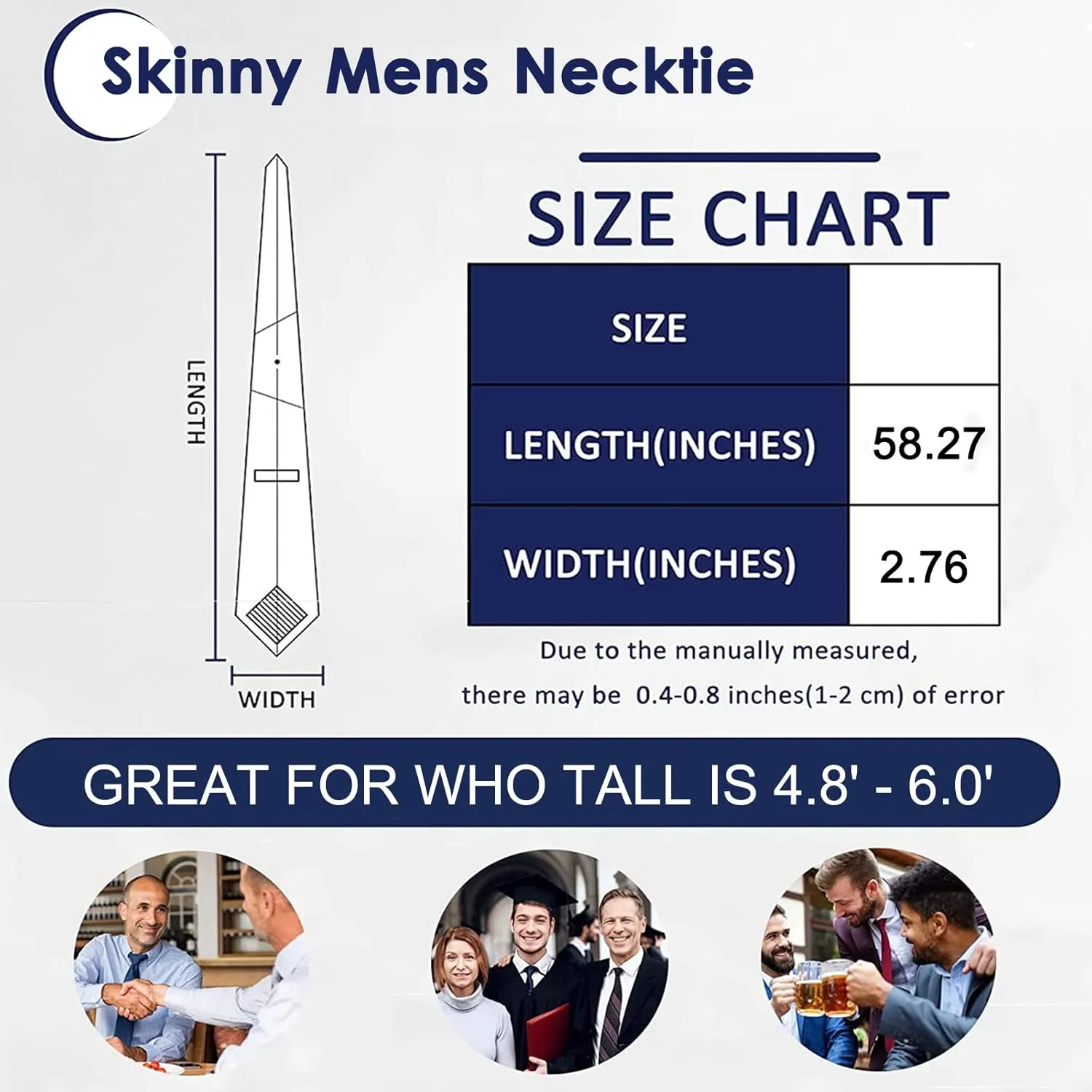 Mantieqingway Men's Skinny Tie, Cotton Floral Ties for Men Wedding Necktie for Groom, Groomsmen, Missions, Dances