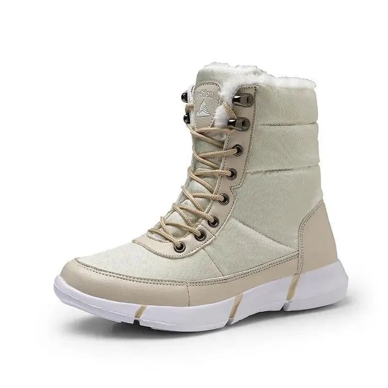 New High-top Plus Velvet Padded Snow Boots Women