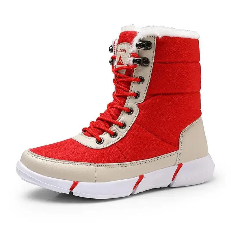 New High-top Plus Velvet Padded Snow Boots Women