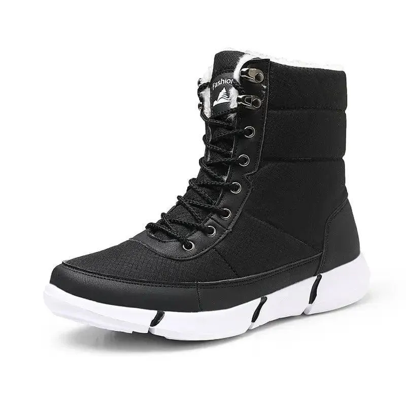 New High-top Plus Velvet Padded Snow Boots Women