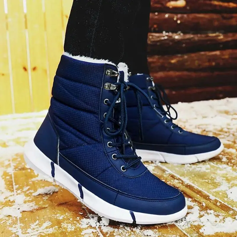 New High-top Plus Velvet Padded Snow Boots Women