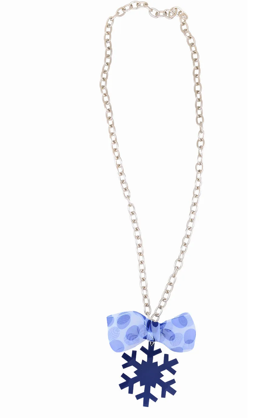 NIEVE Blue Silver Chain Pendant