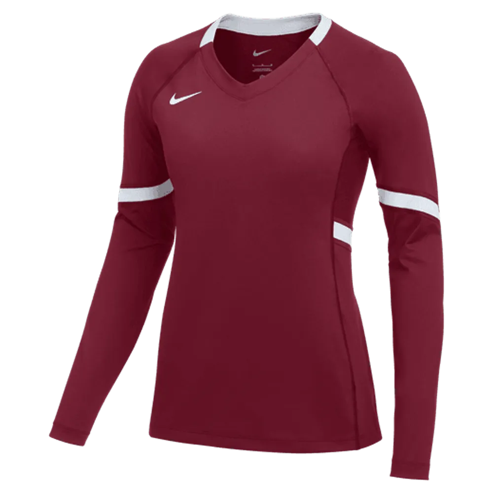 Nike Girl's Stock Elite LS Jersey (Standard Fit )