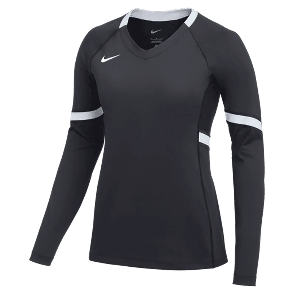 Nike Girl's Stock Elite LS Jersey (Standard Fit )