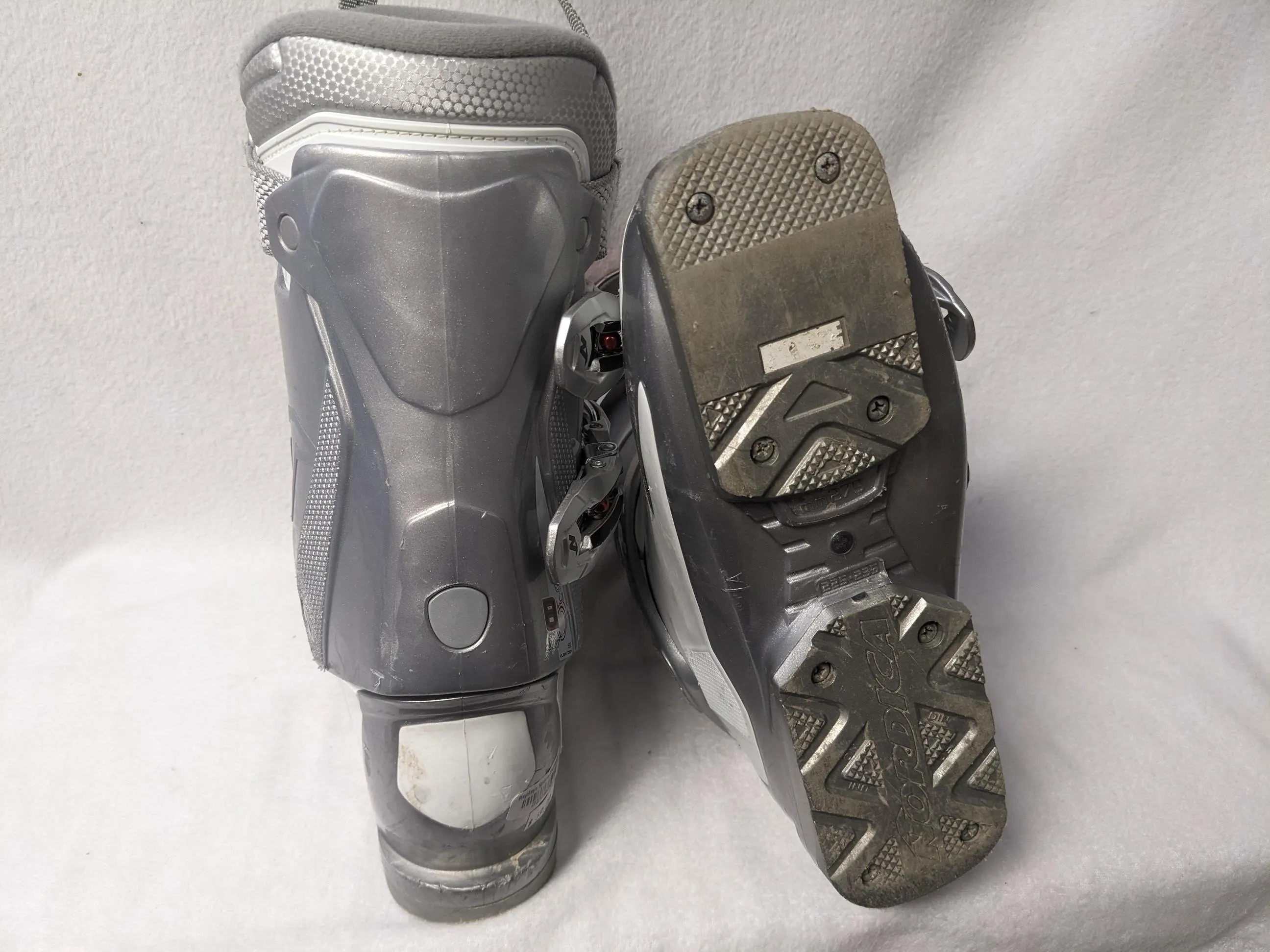 Nordica Olympia Ski Boots Size 23.5 Color White Condition Used