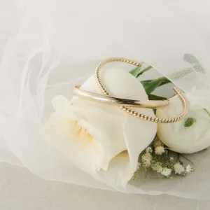 Personalized Gold Bridal Set