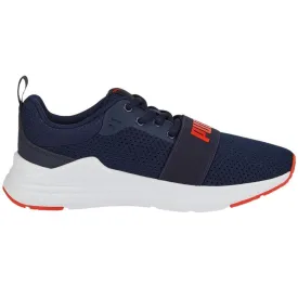 Puma Wired Run Jr Kids' Shoes Navy Blue 374214 21 37.5