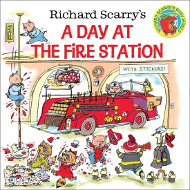 Richard Scarry's a Day at the Fire Station School & Library Binding  June 10, 2003