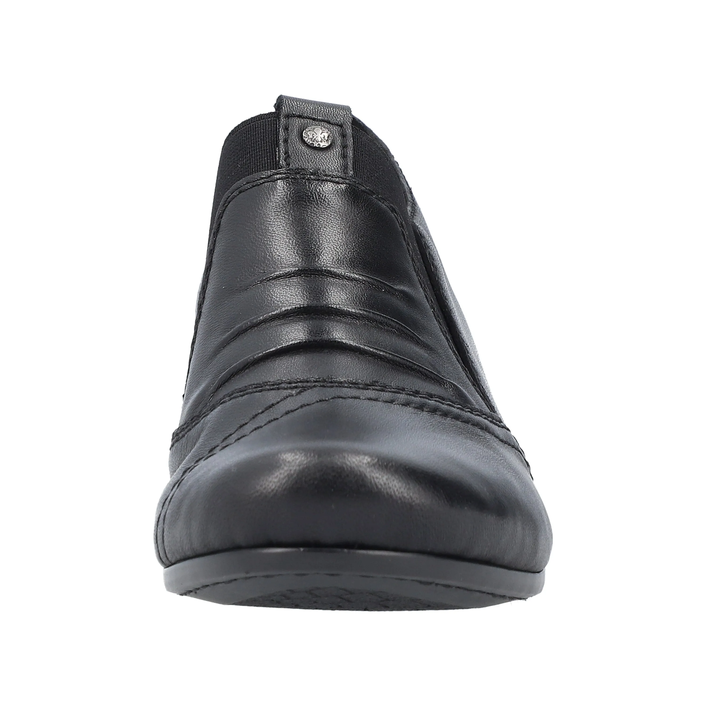 Rieker 41657-00 Black Womens Casual Comfort Heeled Shoes