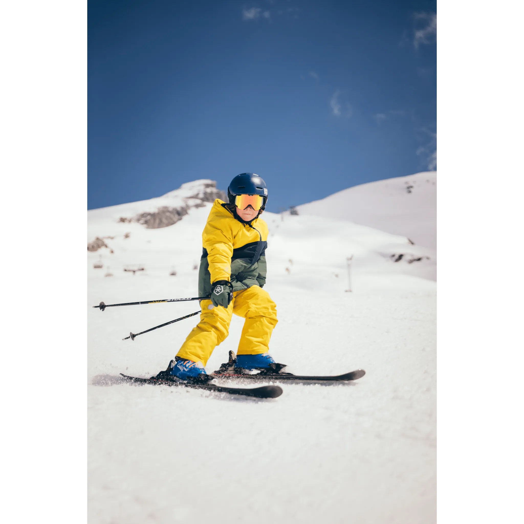Ski pants with pockets Airflow 10K in Sulphur