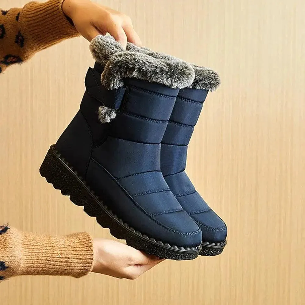 Winter Snow Boots Warm Plush Platform Boots Waterproof