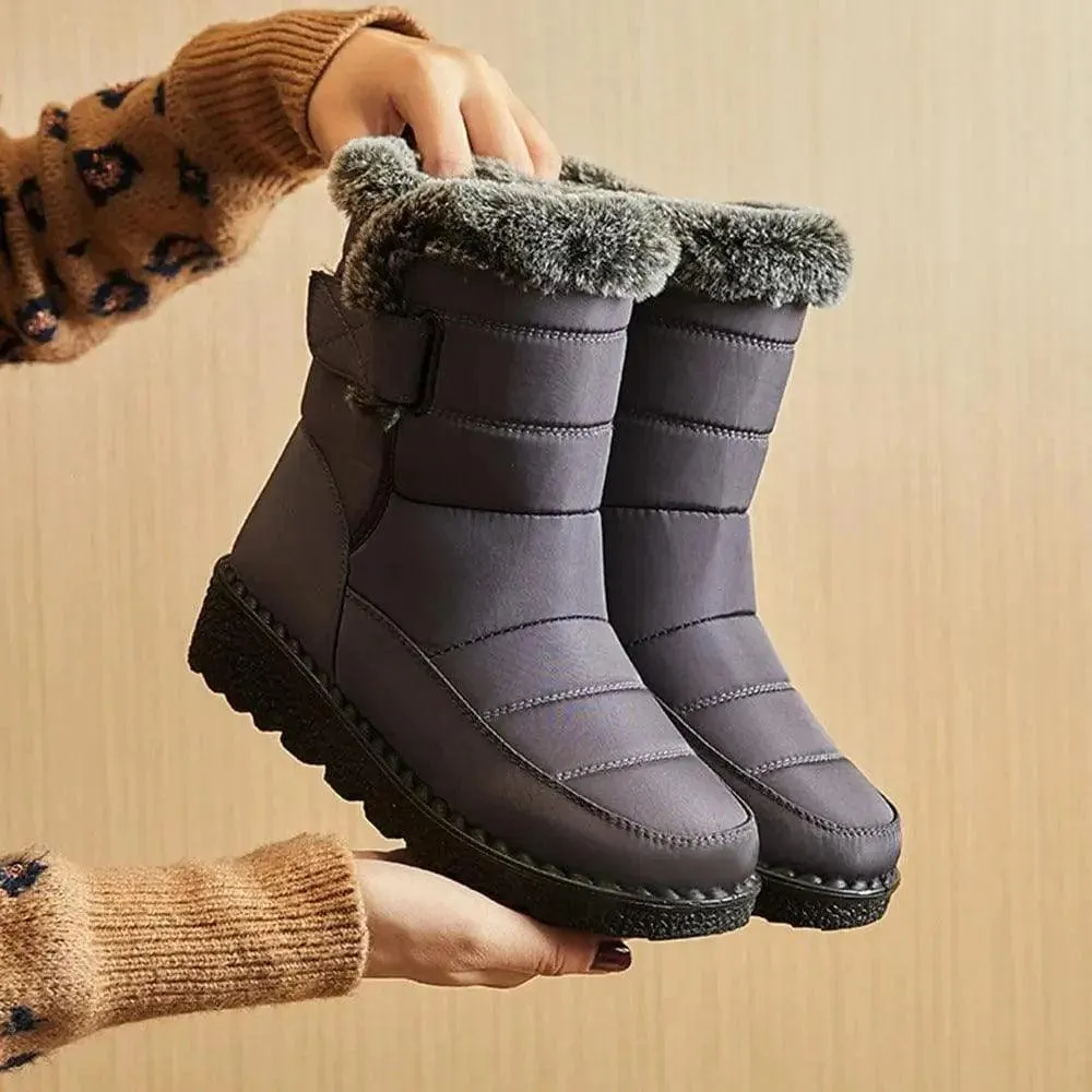 Winter Snow Boots Warm Plush Platform Boots Waterproof