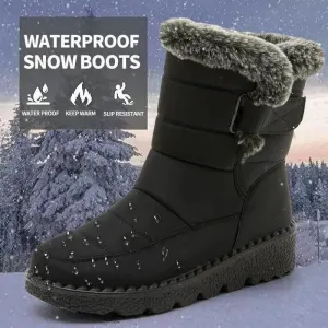 Winter Snow Boots Warm Plush Platform Boots Waterproof