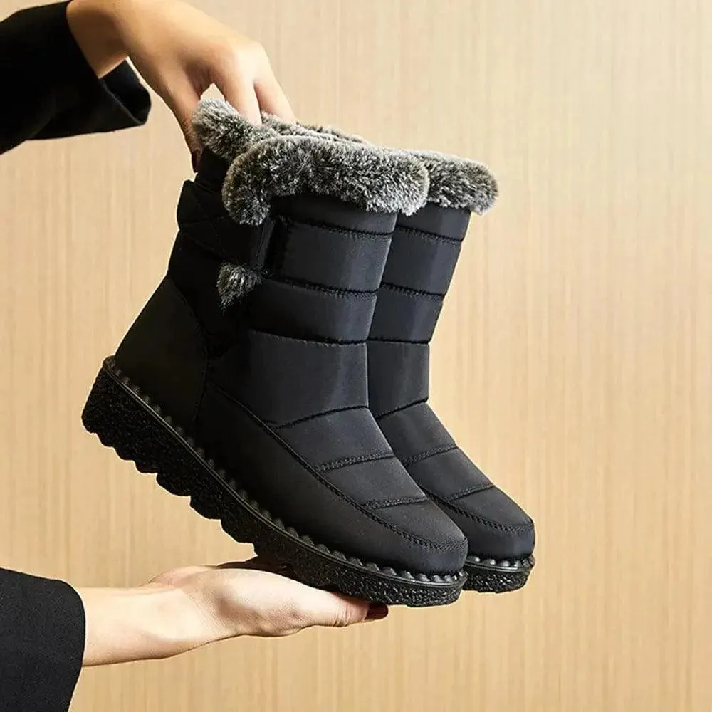 Winter Snow Boots Warm Plush Platform Boots Waterproof